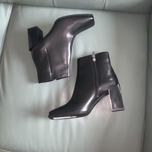 Aquatalia Emilee Leather Weatherproof Bootie